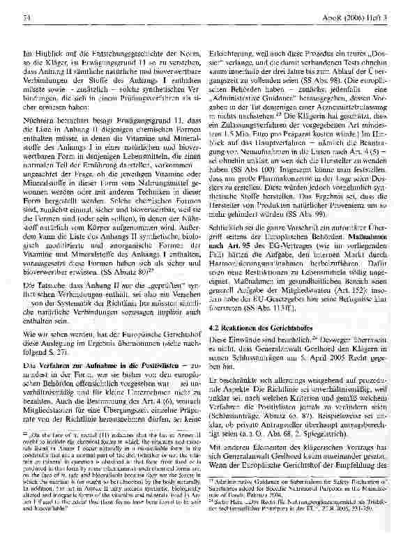 Vorschauseite 2: Nahrungsergänzungsmittel: die neuesten Rechtsentwicklungen (Teil 2)