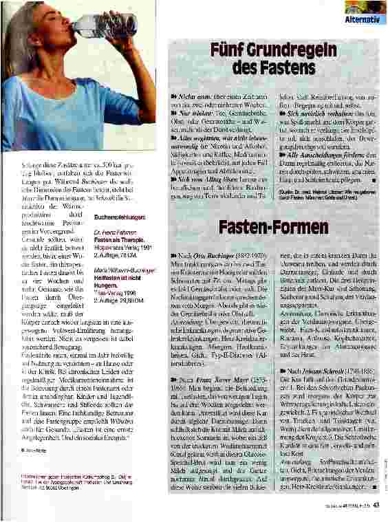 Vorschauseite 2: Heilfasten