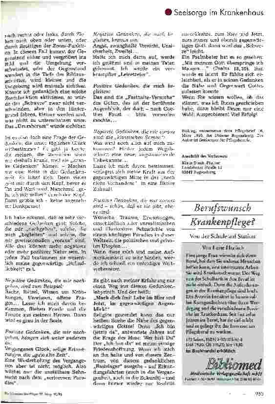 Vorschauseite 2: Vom Schweren im Pflegeberuf