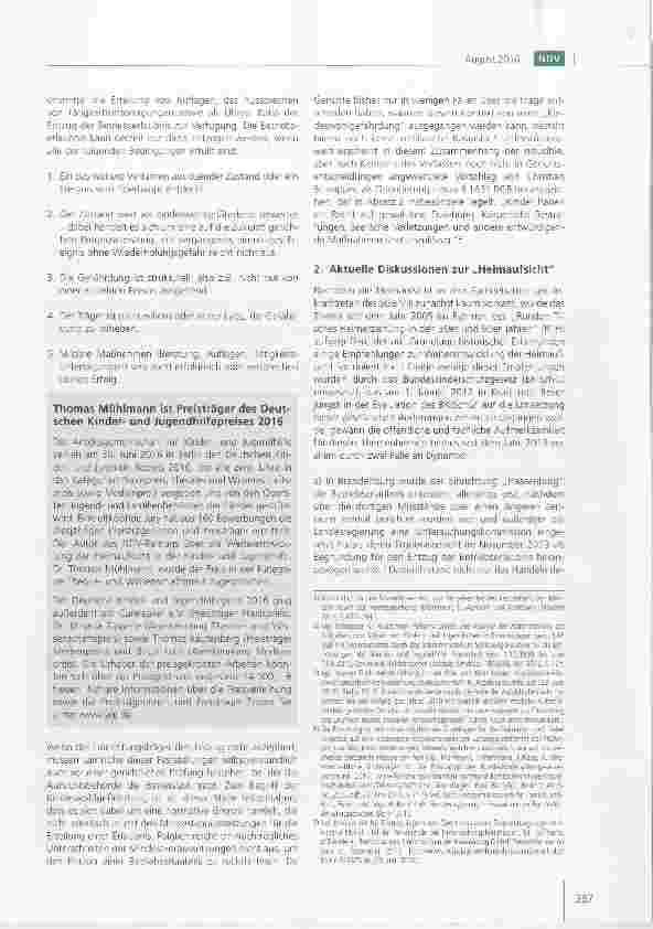 Vorschauseite 2: Rechtliche und fachliche Weiterentwicklung der „Heimaufsicht in der Kinderund Jugendhilfe