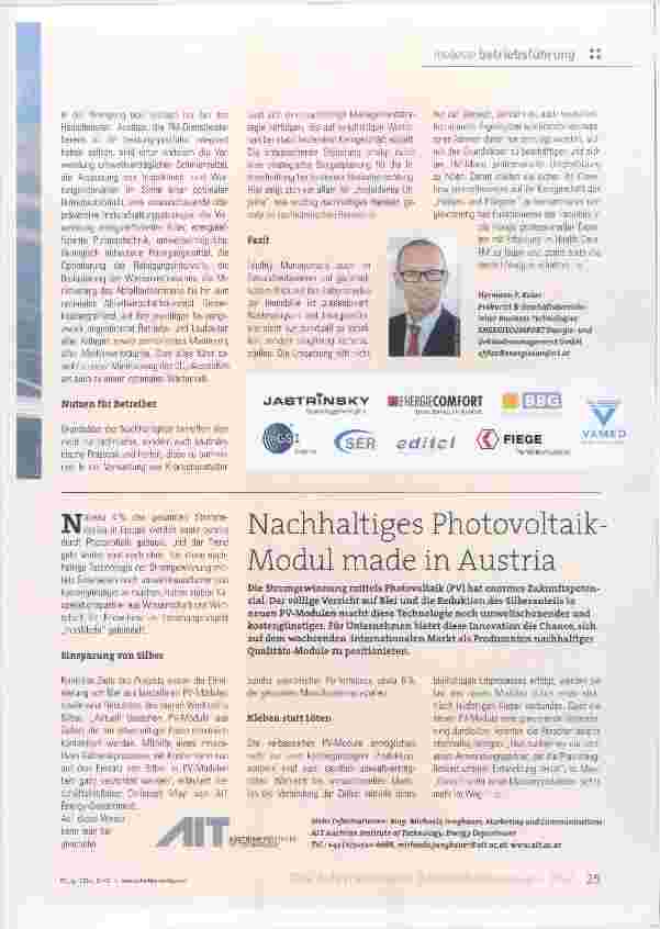Vorschauseite 2: Moderne Betriebsführung ist auch energieeffizient