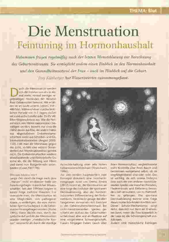 Vorschauseite 1: Die Menstruation