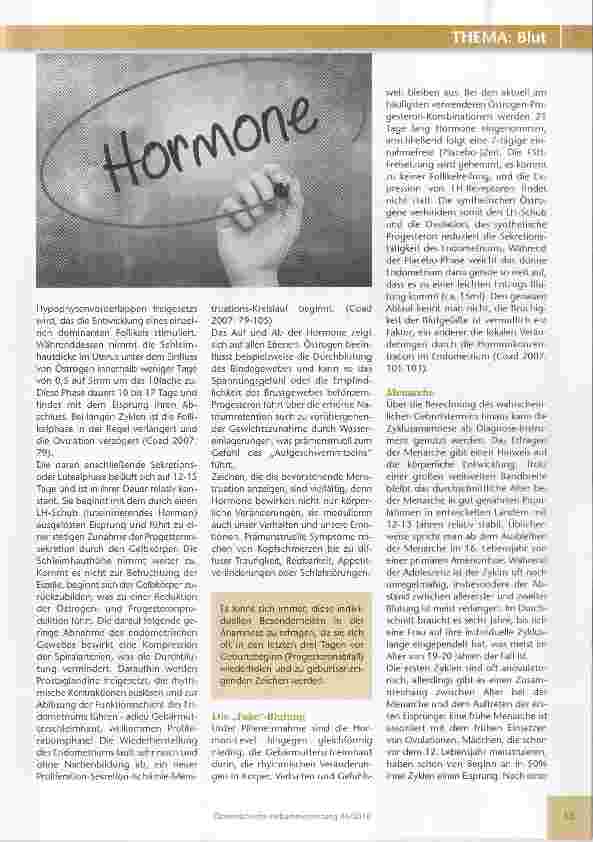 Vorschauseite 3: Die Menstruation