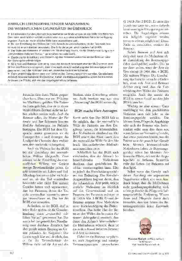 Vorschauseite 3: Abbruch lebenserhaltender Maßnahmen