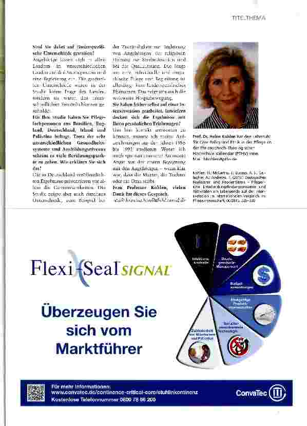 Vorschauseite 2: Pflegende suchen immer wieder den Dialog