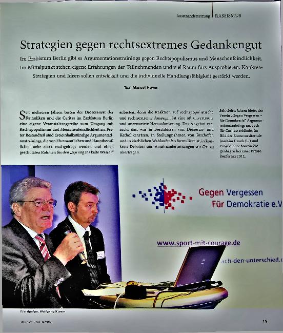 Vorschauseite 1: Strategien gegen rechtsextremes Gedankengut