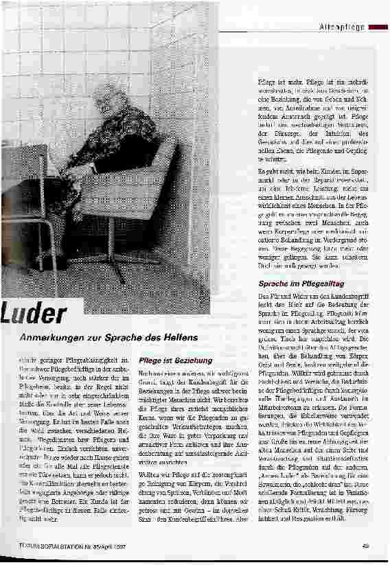 Vorschauseite 2: Kunde oder armes Luder Anmerkungen zur Sprache des Helfens