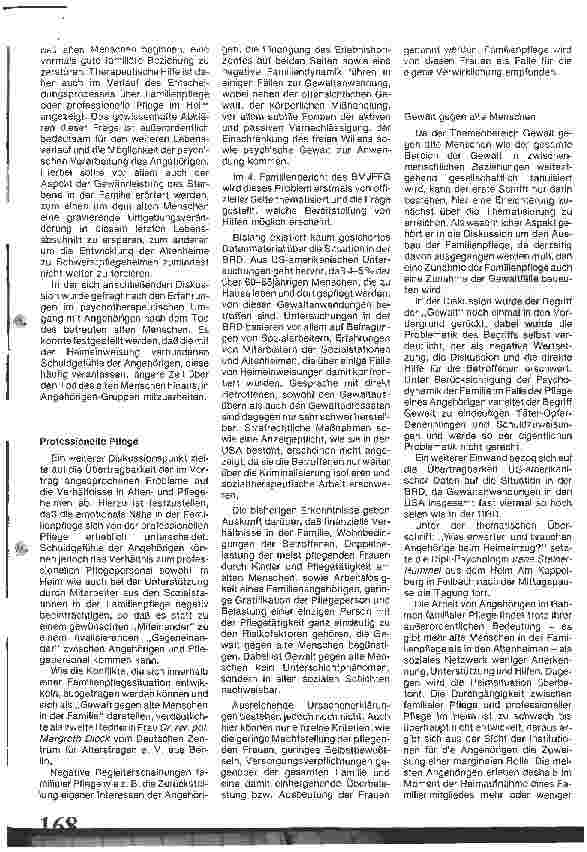 Vorschauseite 2: Arbeit mit Angehörigen alter Menschen Tagung in Wunsdorf am 25.04.87