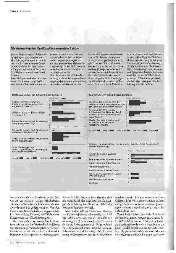 Vorschauseite 3: Schöner Beruf - schlimme Ausbildung?