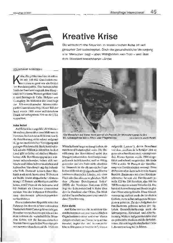 Vorschauseite 1: Kreative Krise