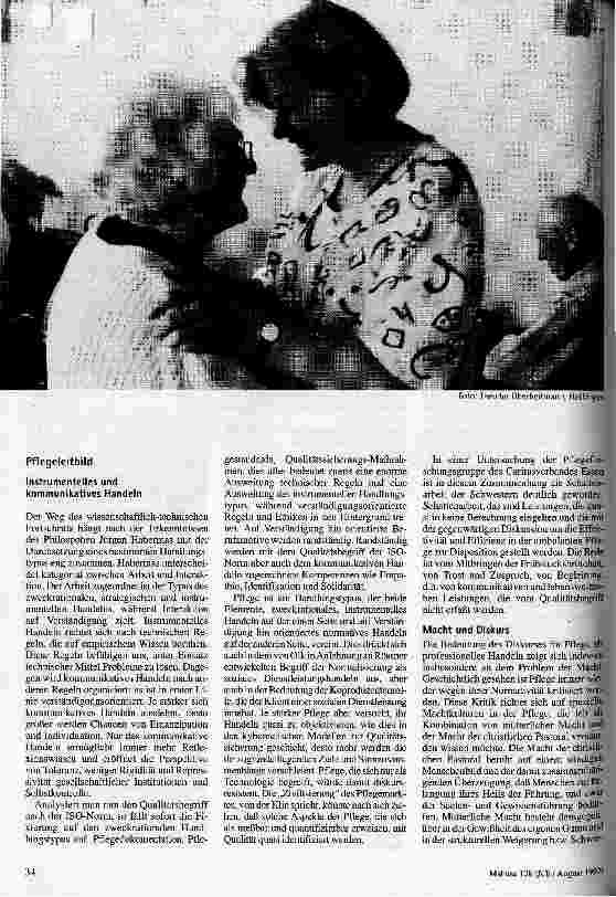 Vorschauseite 6: Pflege in Zeiten der Fortschrittsund Konsumphilosophie Qualitätssicherung in der stationären Altenpflege