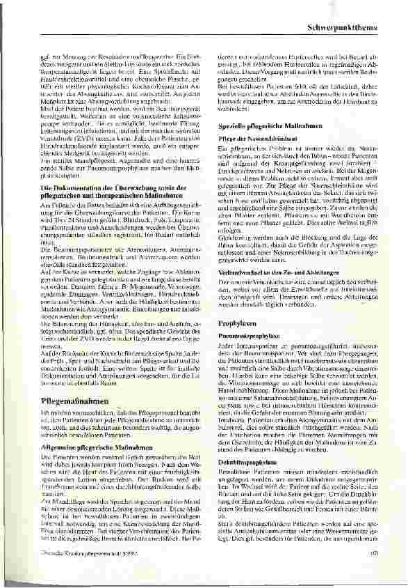 Vorschauseite 2: Intensivpflege des neurochirurgischen Patienten