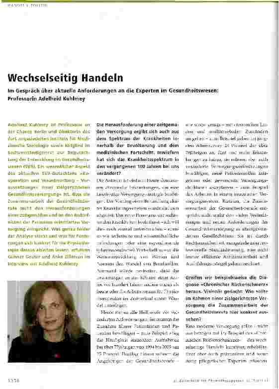 Vorschauseite 1: Wechselseitig Handeln