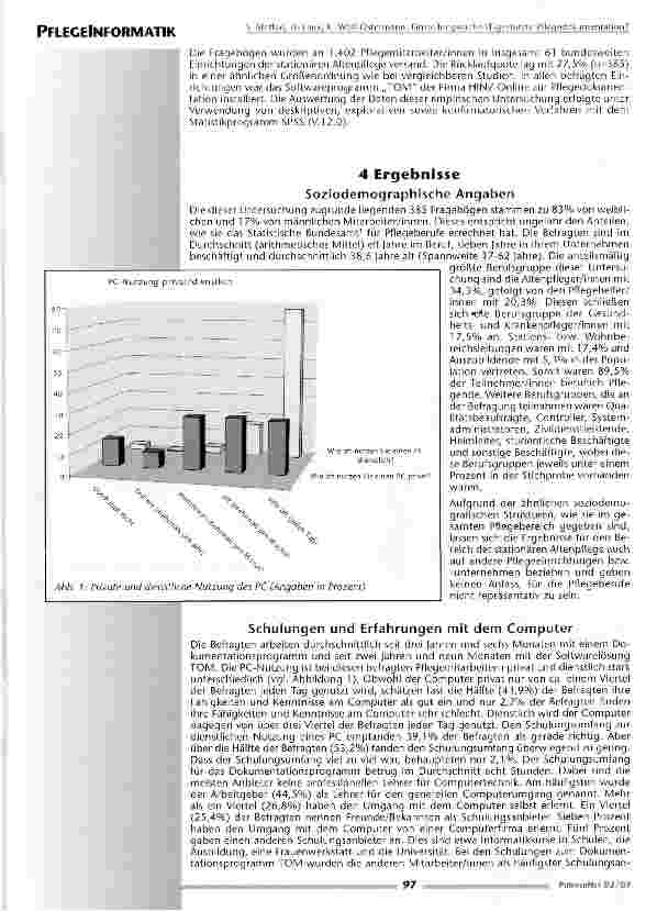Vorschauseite 4: Einstellungssache IT-gestützte Pflegedokumentation?
