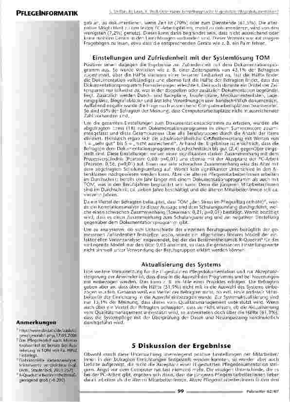 Vorschauseite 6: Einstellungssache IT-gestützte Pflegedokumentation?
