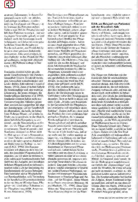 Vorschauseite 3: Ethik in der Krankenpflege und in der Pflegeforschung