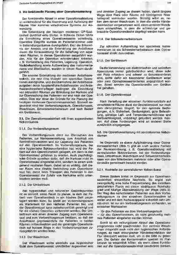 Vorschauseite 2: Gesichtspunkte zur Planung einer OP-Einheit mit Grundausstattung einer Operationssaaleinheit