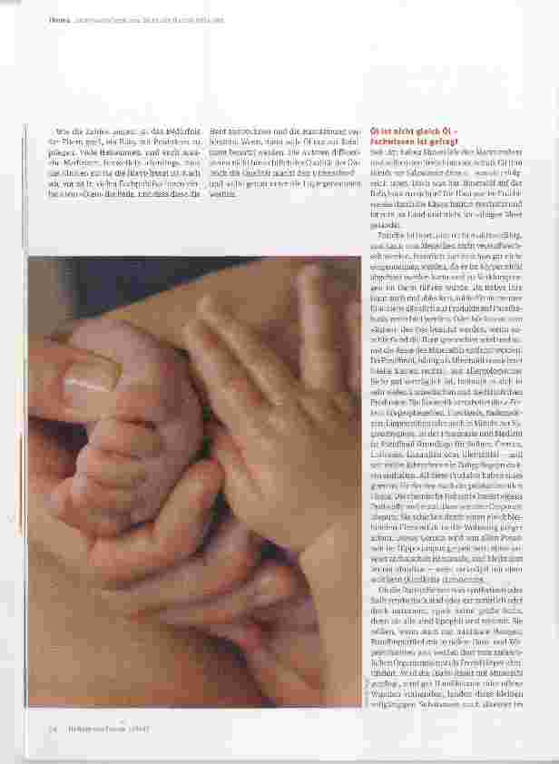 Vorschauseite 2: Öle in der Babypflege - (k)eine raffinierte Angelegenheit