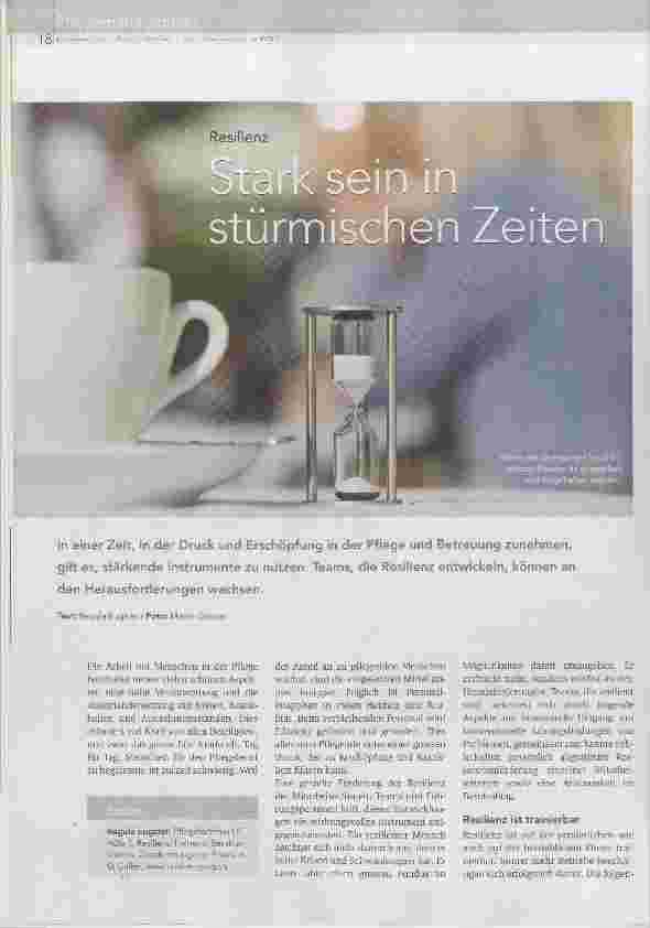 Vorschauseite 1: Stark sein in stürmischen Zeiten