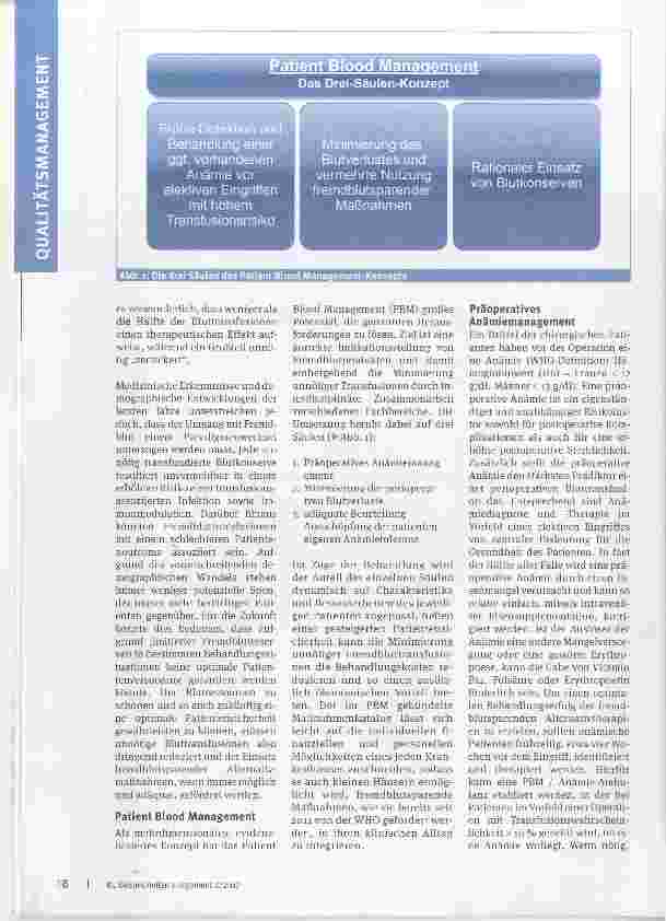 Vorschauseite 2: Patient Blood Management