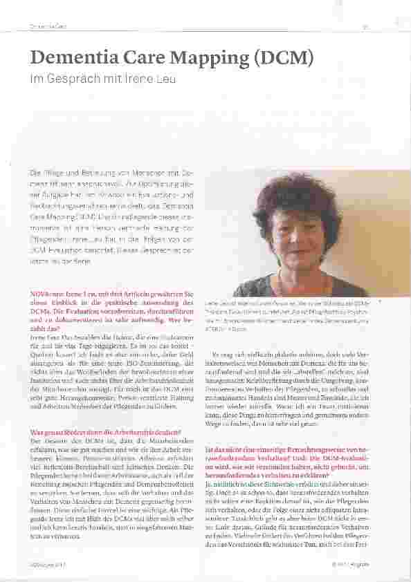 Vorschauseite 1: Dementia Care Mapping (DCM)