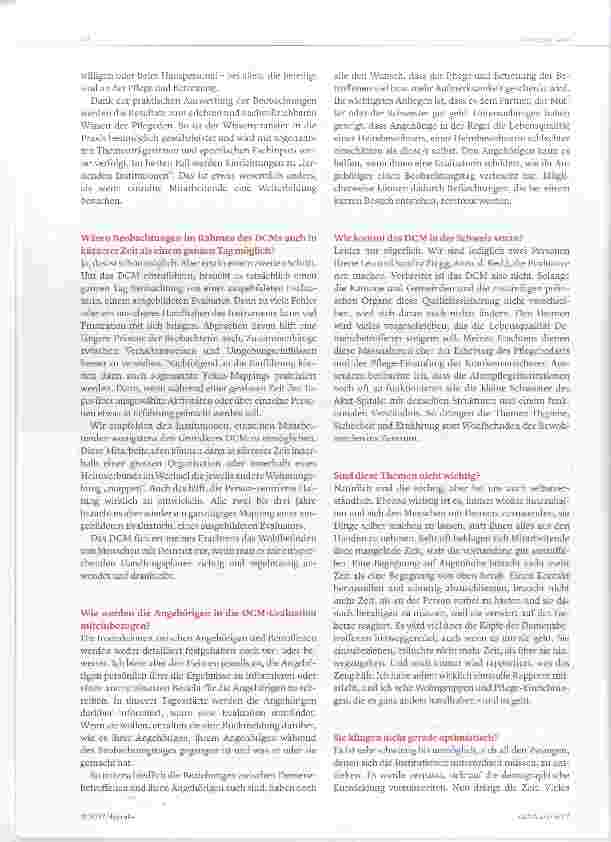 Vorschauseite 2: Dementia Care Mapping (DCM)