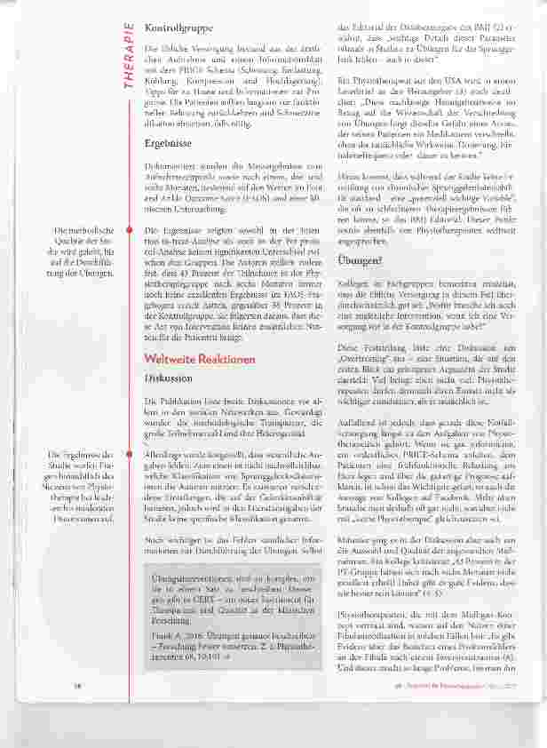 Vorschauseite 2: Therapie leichter bis moderater Sprunggelenksdistorsionen
