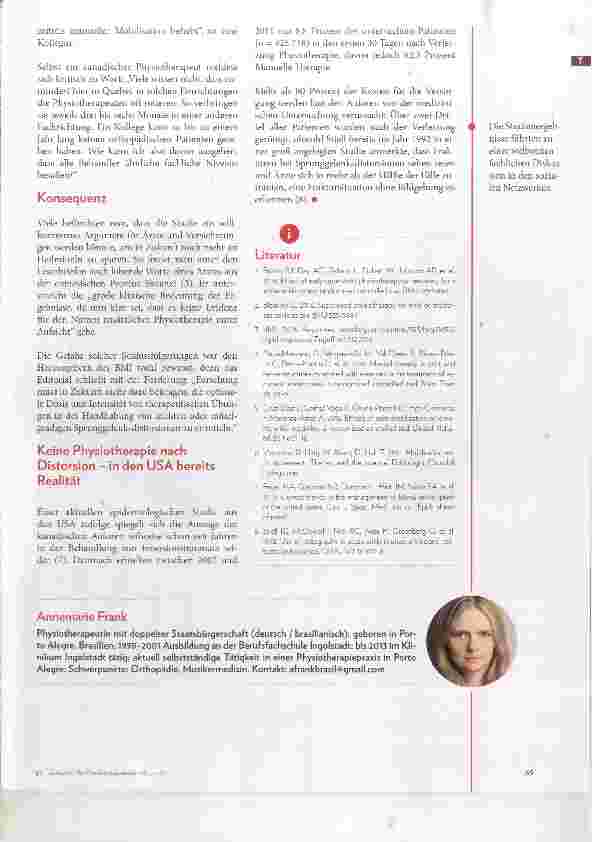Vorschauseite 3: Therapie leichter bis moderater Sprunggelenksdistorsionen