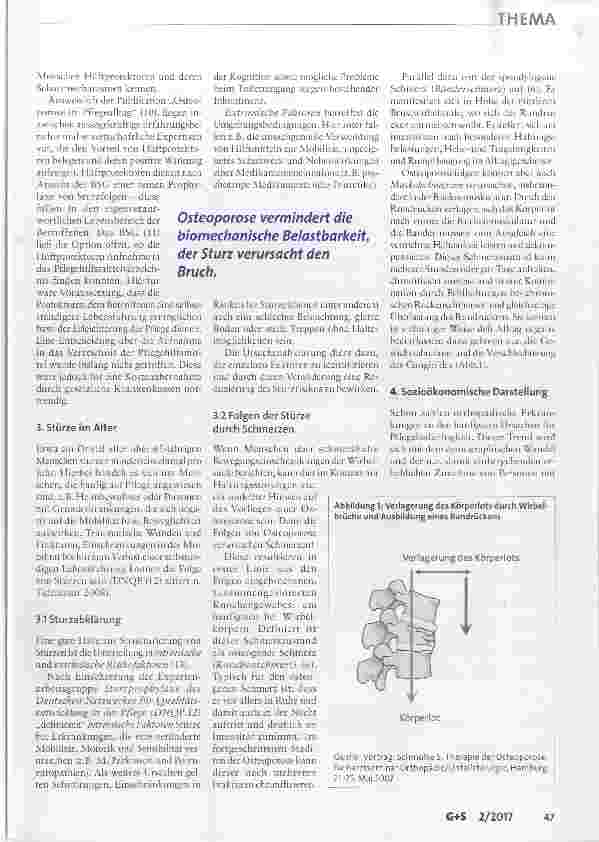 Vorschauseite 3: Brüchiger Knochen, harte Fakten: Fehlund Unterversorgung der Osteoporose