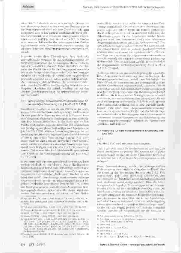 Vorschauseite 6: Das Bundesverfassungsgericht und das Tarifeinheitsgesetz