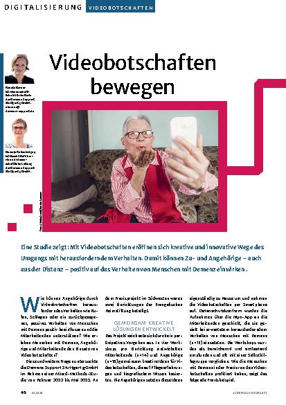Vorschauseite 1: Videobotschaften bewegen