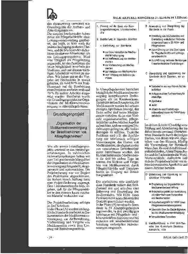 Vorschauseite 3: Studienkonzepte für das Pflegemangements Erfahrungen einer Anleiterin und eines Studierenden