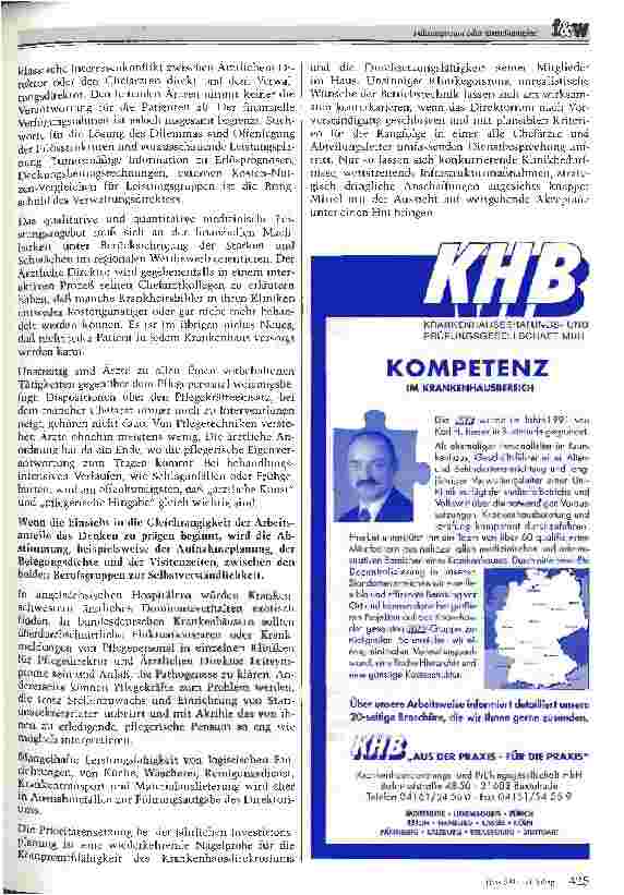 Vorschauseite 6: Führungsteam oder Einzelkämpfer Das Miteinander des Direktoriums prägt Arbeitsatmosphäre
