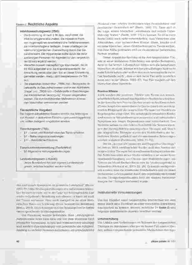 Vorschauseite 3: Wohlbefinden durch tiergestützte Therapie