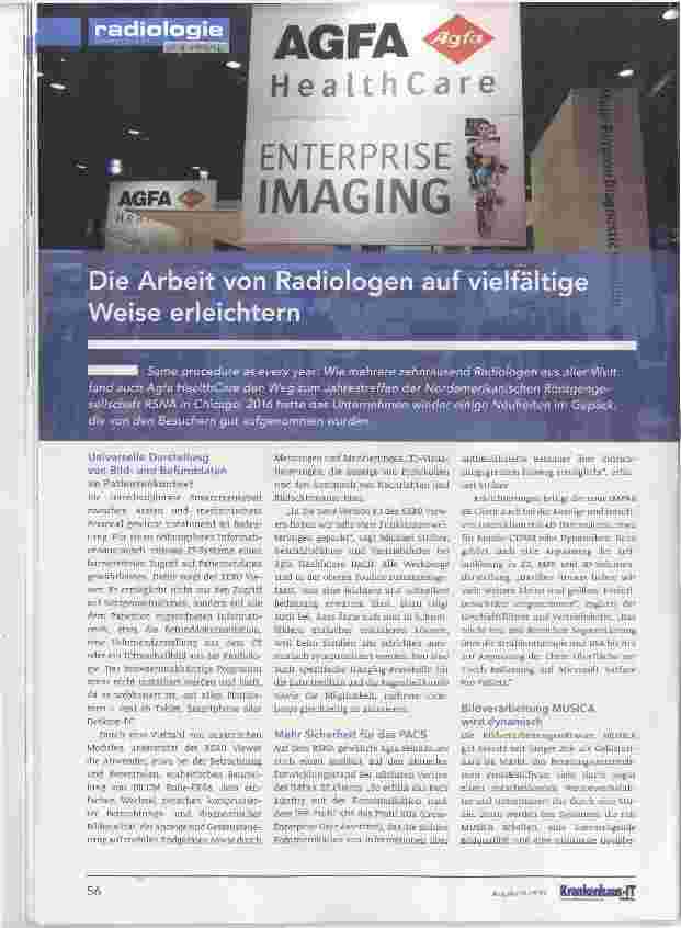 Vorschauseite 1: Die Arbeit von Radiologen auf vielfältige Weise erleichtern