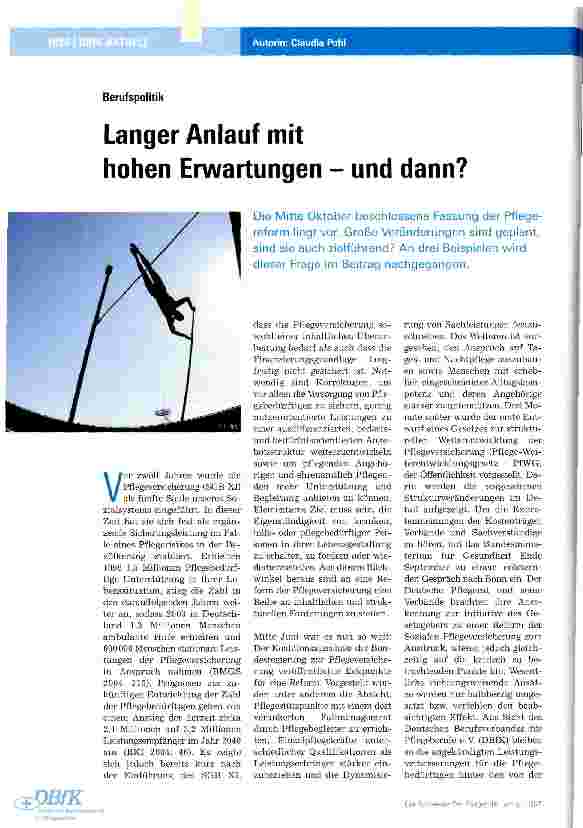 Vorschauseite 1: Langer Anlauf mithohen Erwartungen - und dann?