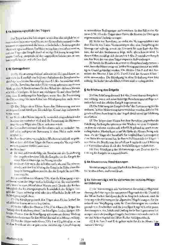 Vorschauseite 2: Das neue Heimgesetz (geändert durch das zweite Gesetz zur Änderung des Heimgesetzes vom 3. Februar 1997)