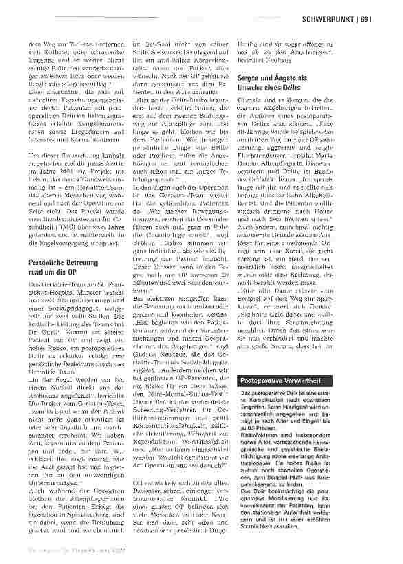 Vorschauseite 2: Bodyguards für den OP