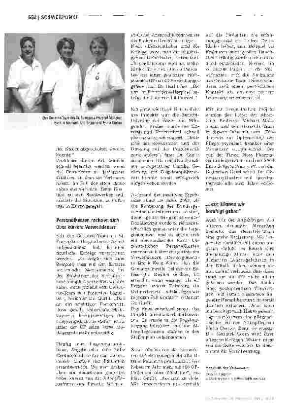 Vorschauseite 3: Bodyguards für den OP