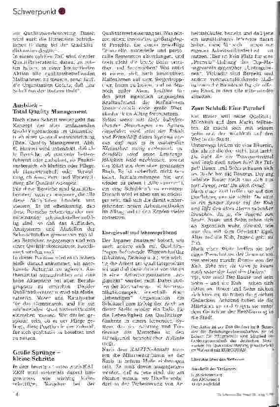 Vorschauseite 6: Qualitätssicherung - Qualitätsberater