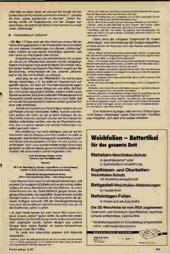 Vorschauseite 2: Öffentlichkeitsarbeit in der Psychiatrie