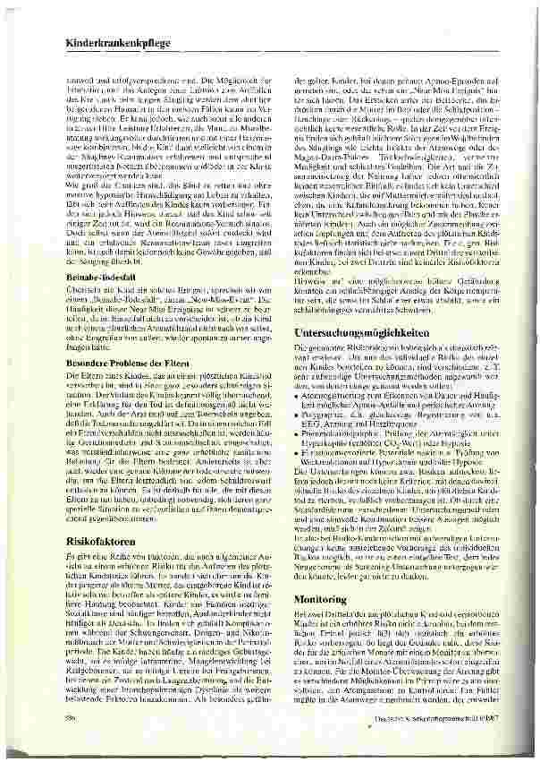 Vorschauseite 2: Der plötzliche Kindstod