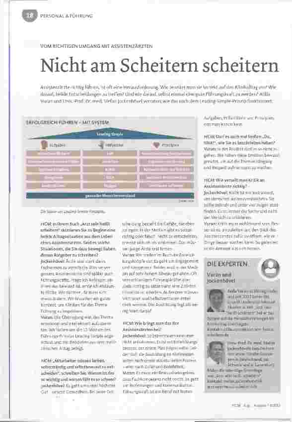 Vorschauseite 1: Nicht am Scheitern scheitern