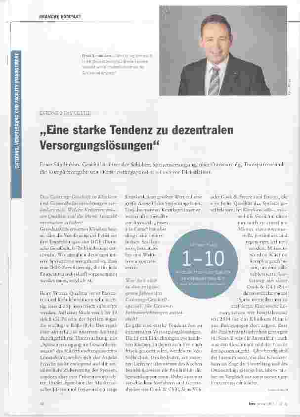 Vorschauseite 1: Eine starke Tendenz zu dezentralen Versorgungslösungen