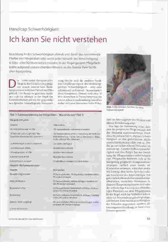 Vorschauseite 1: Ich kann Sie nicht verstehen