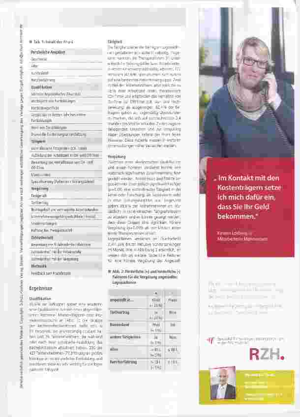 Vorschauseite 2: Zur beruflichen Situation angestellter Logopädinnen