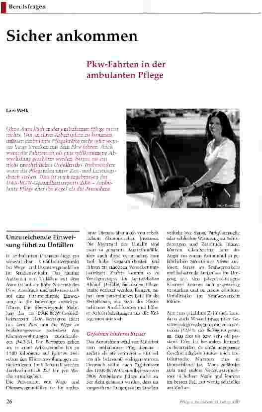 Vorschauseite 1: Sicher ankommen