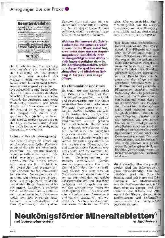 Vorschauseite 2: Die Abteilungsbroschüre - ein multifunktionales Kommunikationsinstrument