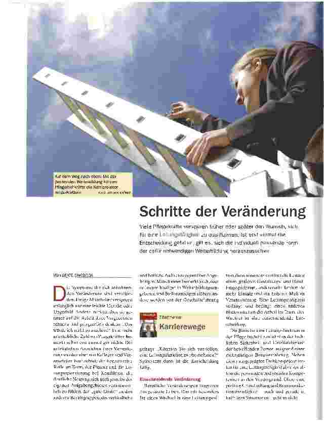 Vorschauseite 1: Schritte der Veränderung
