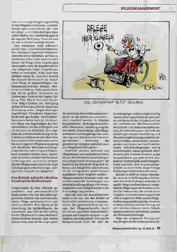 Vorschauseite 2: Pflegefachkräftemangel sieht so die Zukunft aus?